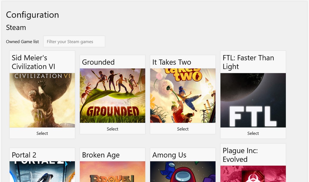 Achievements Tracker Conceptoire